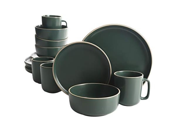 Gibson Home Zuma 16 Piece Round Kitchen Dinnerware Set
