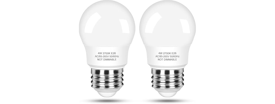 Brightever LED Refrigerator Light Bulbs 40 Watt Equivalent