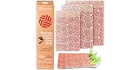 48 Pack Beeswax Organic Cotton Food Bags