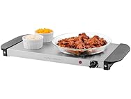 OVENTE Electric Warming Tray Silver