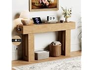 63" Long Console Table w/Outlets & USB Ports