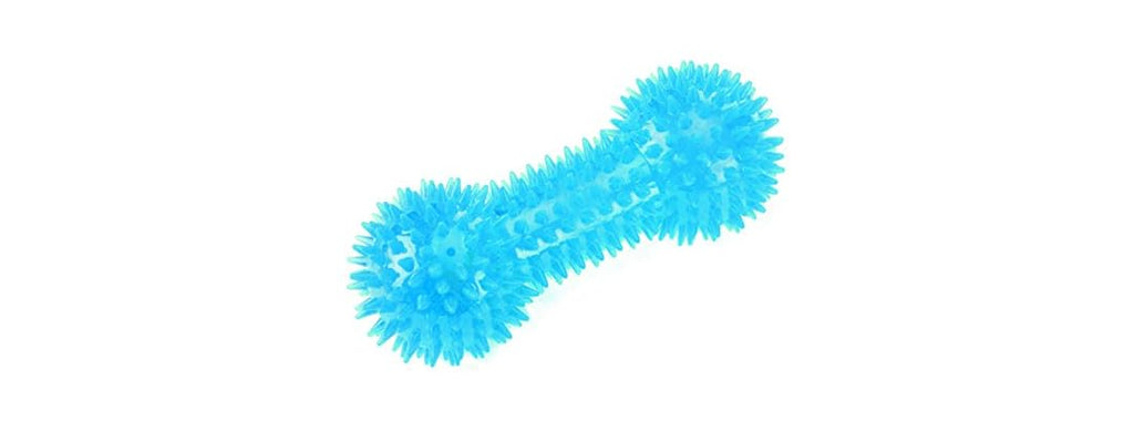Gor Pets Flex Squeaky Dumbbell Dog Chew Toy D