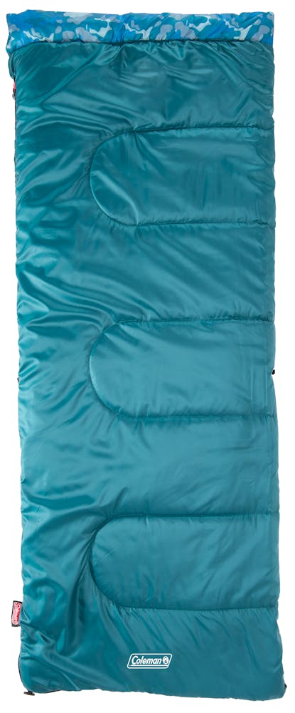 Kids Camo™ 45°F Youth Sleeping Bag, Blue Camo