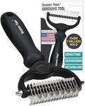 Double Sided Pet Grooming Brush 2-Pack