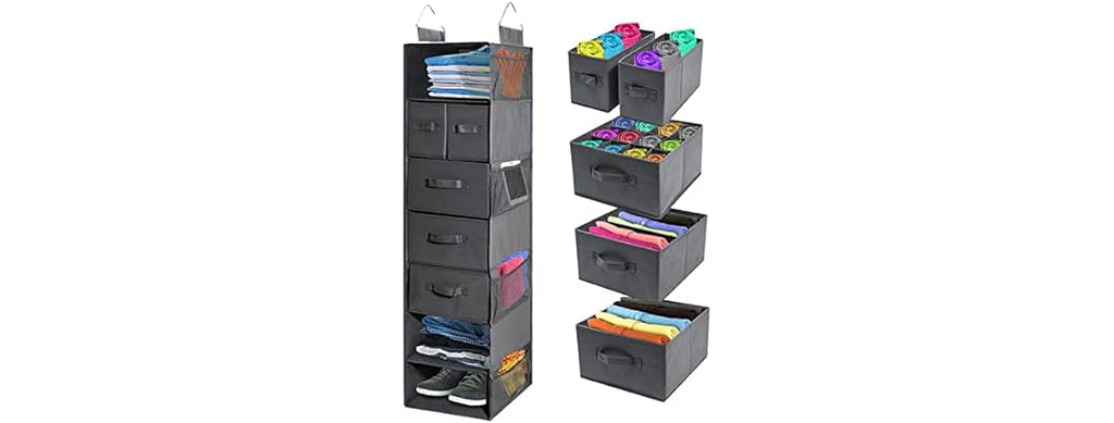 Hanging Closet Organizer w/ Drawers