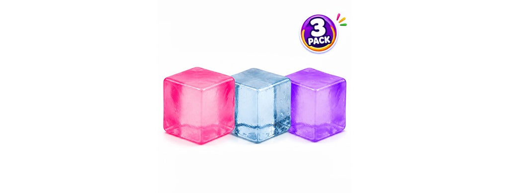 Twilight Squishy Sensory Toys Ice Cube, 3PK