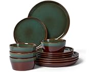 Pokini Plates and Bowls, 12 Pieces