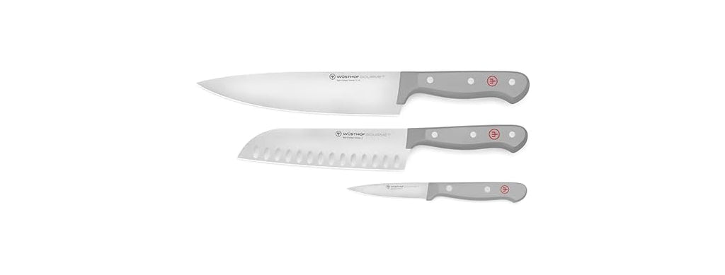 WUSTHOF Gourmet Grey 3-Pc Prep Set