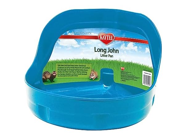 Kaytee Long John Litter Pan For Ferret and Ra