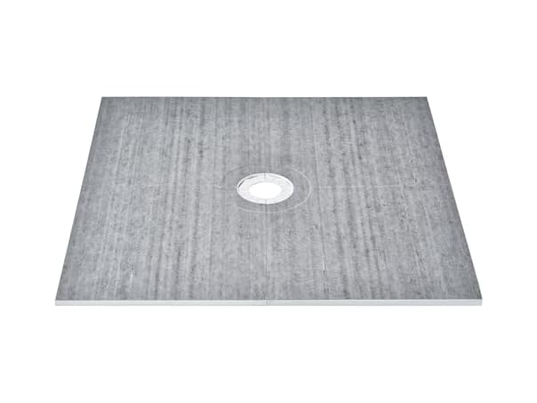 Shower Curb Kit, 72"x72" Shower Pan Kit with