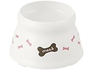 Richell - Raised Dog Bowl Small, Bone