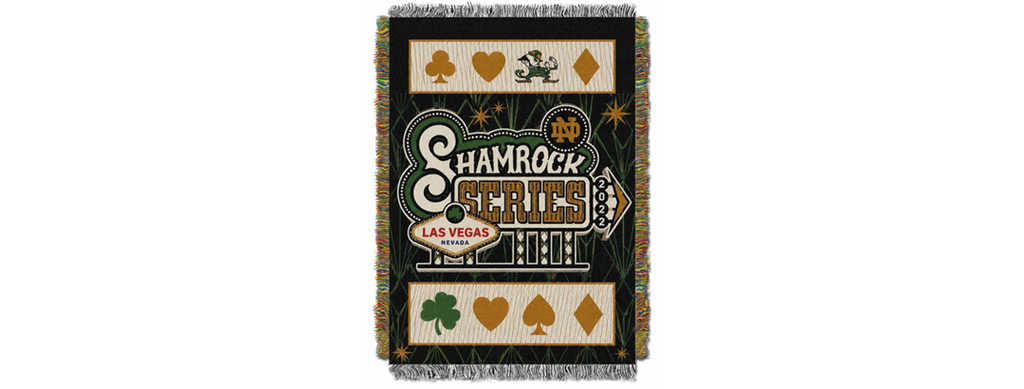 Notre Dame Shamrock Series Blanket