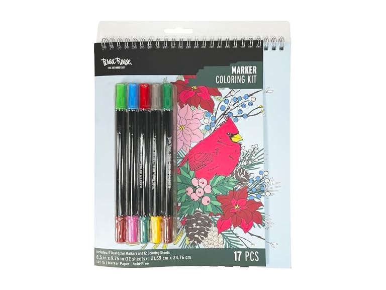 Brea Reese: Marker Coloring Kit - Cardinal