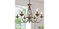 VerRon B0FR8LDPSM 6-Light Farmhouse Candle Chandelier