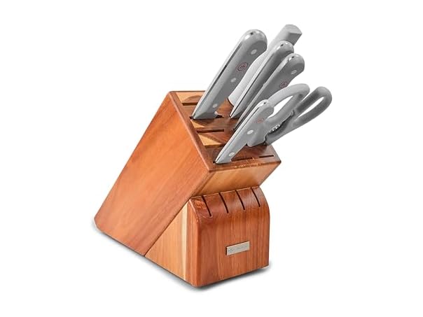 WUSTHOF Gourmet Grey 7-Piece Knife Block Set