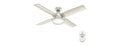 Hunter Fan 52" Contemporary Matte Nickel I/O