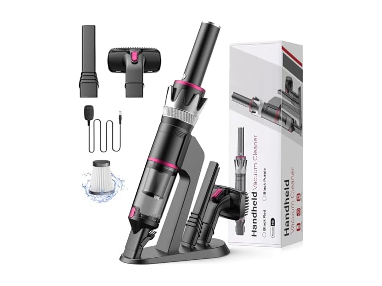 BSRCO Handheld Vacuum Cordless (Pink)