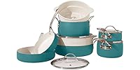 Bloomhouse 12Pc Ceramic Cookware Set