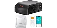 TURBRO Finnmark FM15H 15000 BTU RV AC, Black