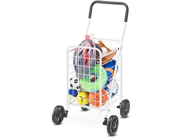 Whitmor Folding Utility Cart with Wheels