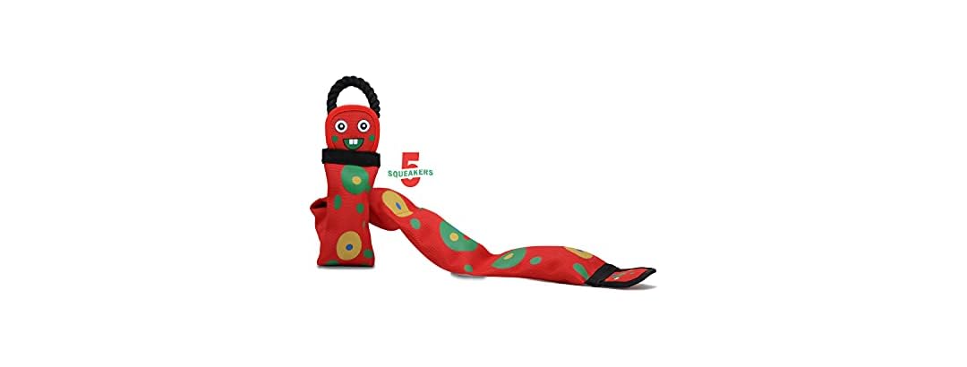 Fire Hose Interactive Squeaking Water Dog Toy