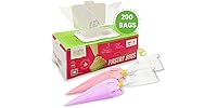 Disposable Piping Bags 12" 200-Pack