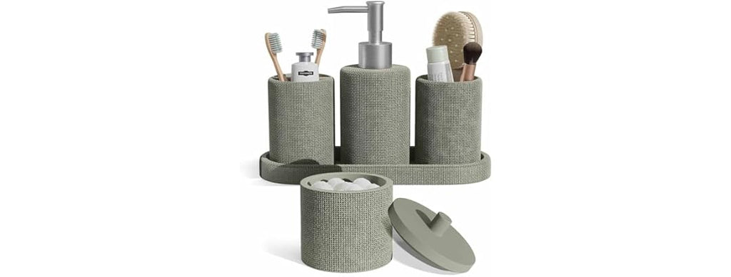 Clara Clark Bathroom Set - Sage Green