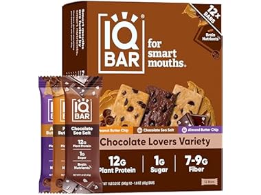 24CT IQBAR Clean Plant Protein Bars- Your Choice