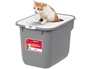 IRIS USA Large Top Entry Cat Litter Box with