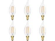 6PK GoBright 6W Candelabra Light Bulbs -Choose Color