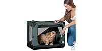 Pet Gear Insta-Fold Soft Crate for Dogs, 26", Dark Cypress