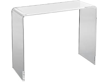 Acrylic Console Table, Clear Acrylic End Table