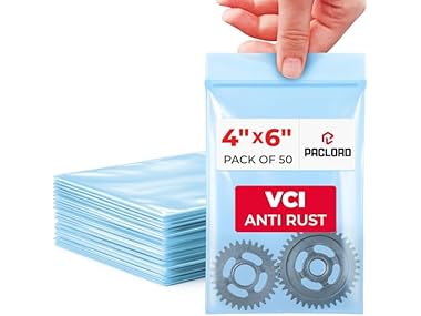 VCI Reclosable Poly Bags 4" x 6", Pack of 50