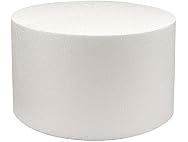 BakeDeco Round Cake Dummy, Styrene