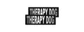 Dogline "Therapy Dog Removable Patches, Small/Medium