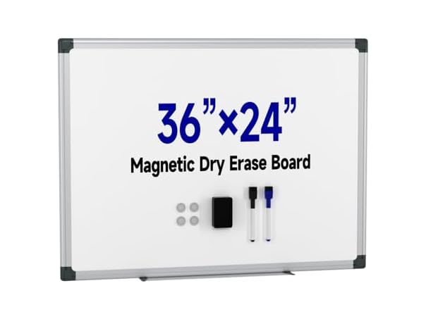 VUSIGN Magnetic White Board Hanging 36"
