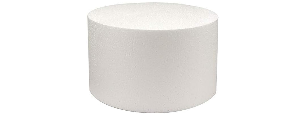 BakeDeco Round Cake Dummy, Styrene