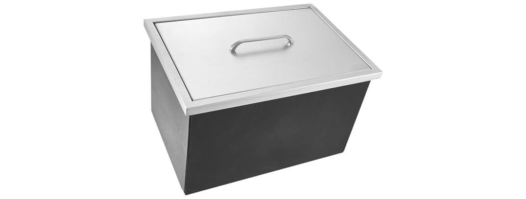 Drop in Ice Chest, 20"L x 14"W x 12"H Stainless