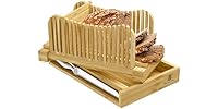 Bamboo Bread Slicing Guide with Knife