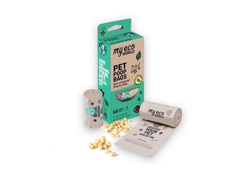MyEcoWorld® Compostable Pet Poop Bags - Made