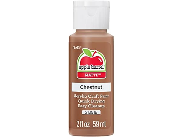 Apple Barrel 2oz Acrylic Paint Chestnut 3Pk