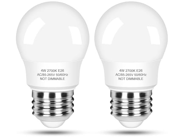 Brightever LED Refrigerator Light Bulbs 40 Watt Equivalent