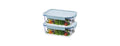LocknLock The Clear Heat-Resistant Glass Food Set 4Pc