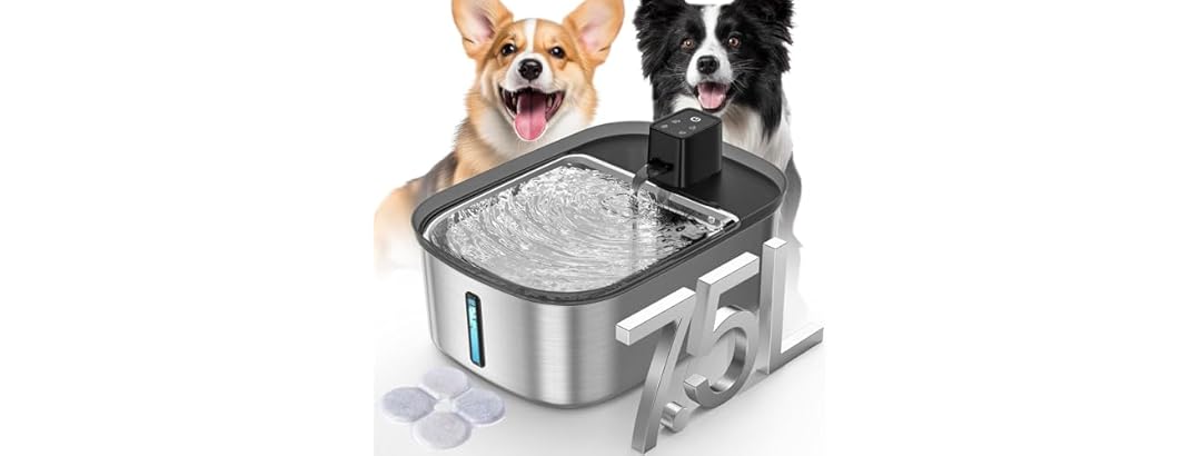 7.5L Large Dog/Cat Water Fountain