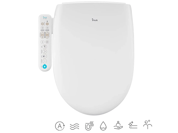 Inus N22 Electronic Bidet Heated Seat & Dryer, Elongated