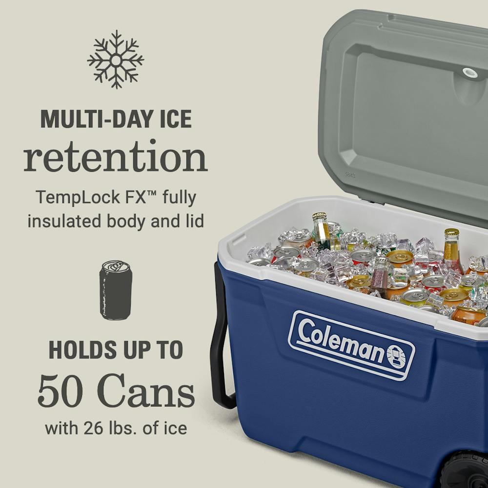 Classic Series 62-Quart Wheeled Cooler