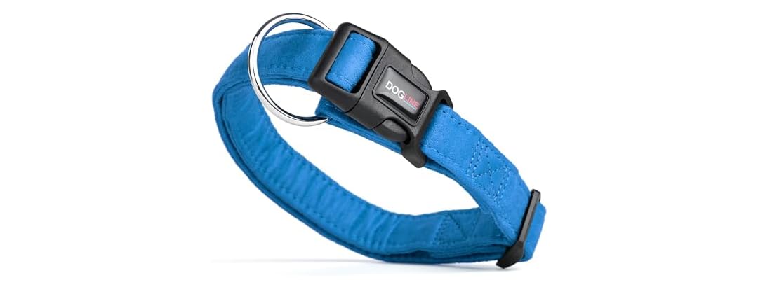 Dogline Comfort Microfiber Flat Collar for Dog