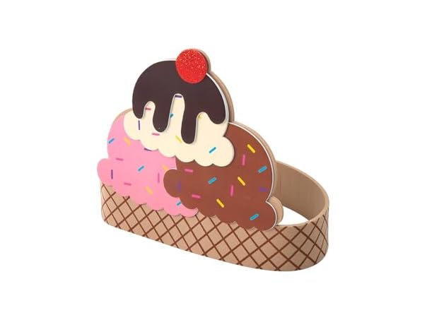 Fun Express Ice Cream Headband Kit 12Pk