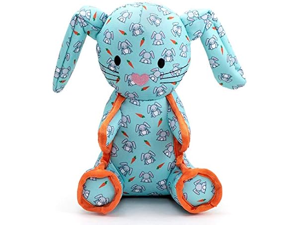 The Worthy Dog Bunny Tough Plush Dog Toy - Du