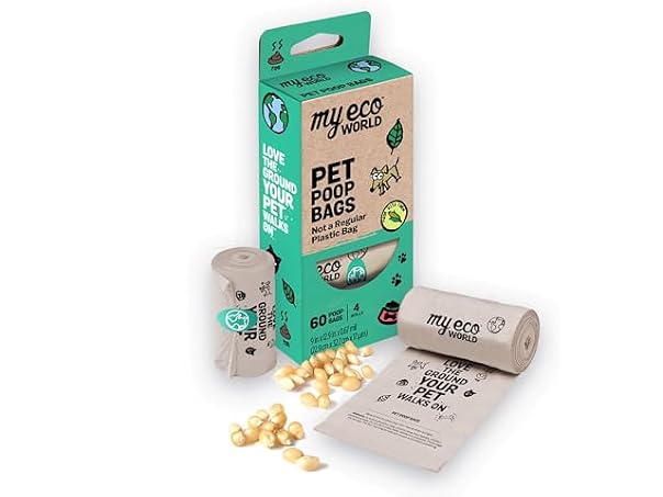 MyEcoWorld® Compostable Pet Poop Bags - Made